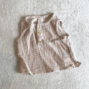 Cotton striped tank top